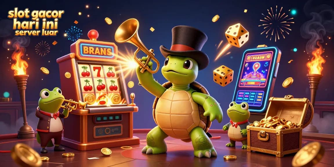 Experience excitement with slot gacor hari ini server luar illustrations featuring lively casino symbols and thrilling moments.