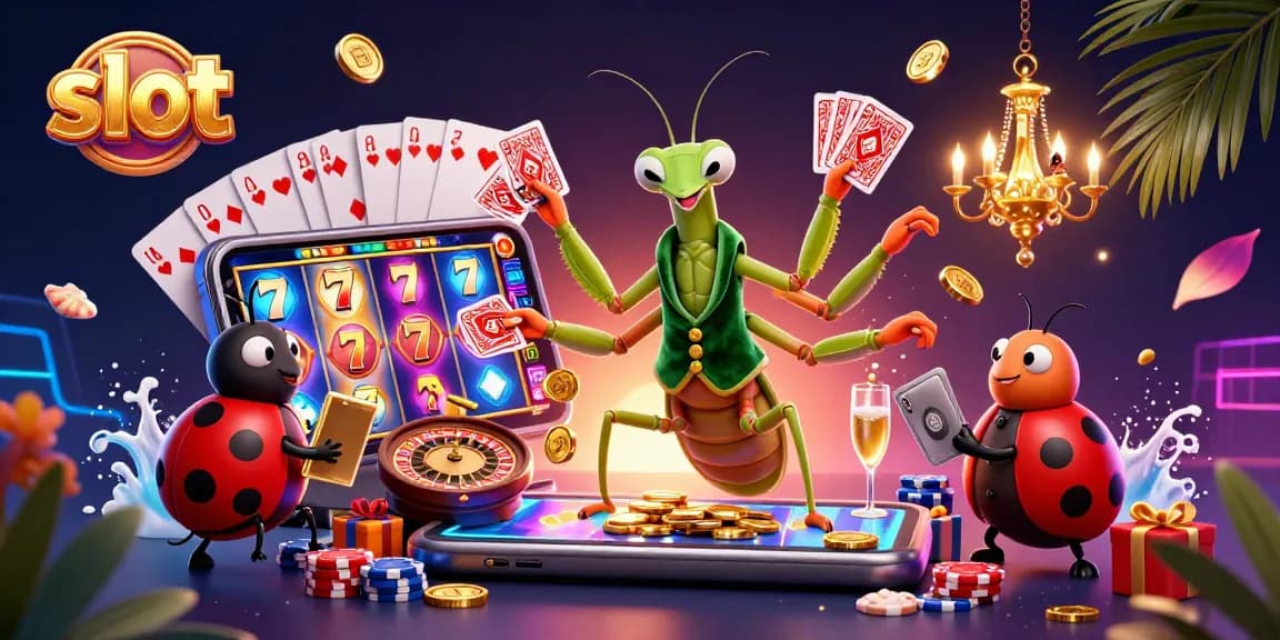 Menangkan perjudian slot sambil berinteraksi dengan karakter lucu dalam ilustrasi 3D.