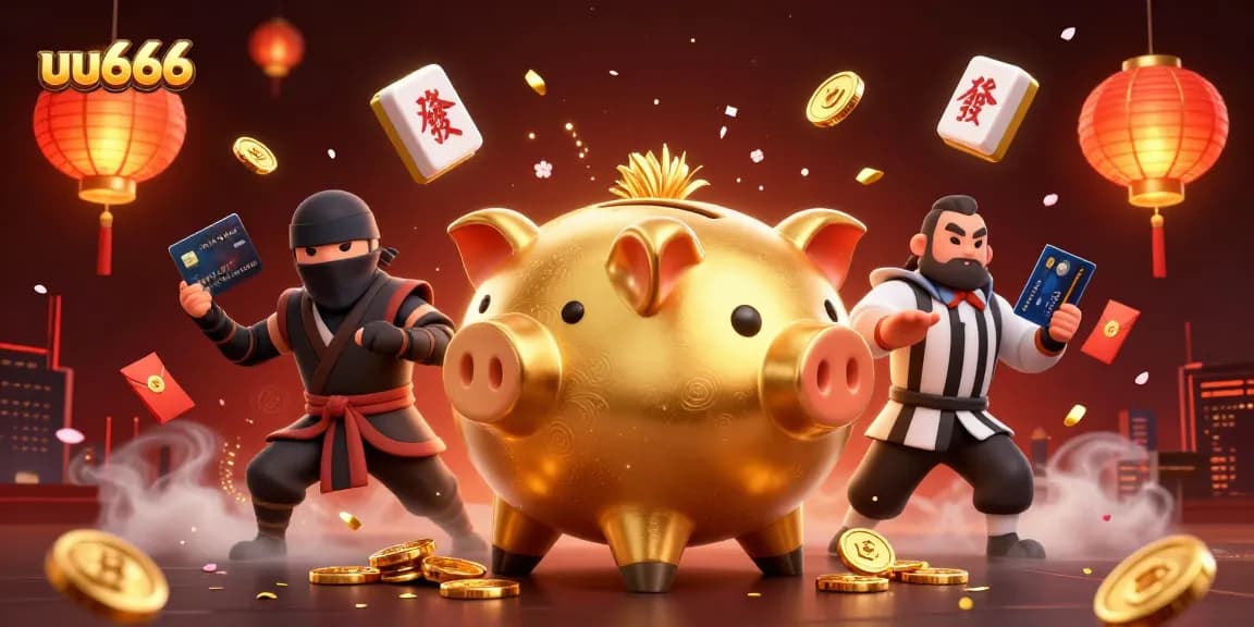 Experience uu666’s vibrant gaming atmosphere with a dynamic casino battle featuring iconic characters.