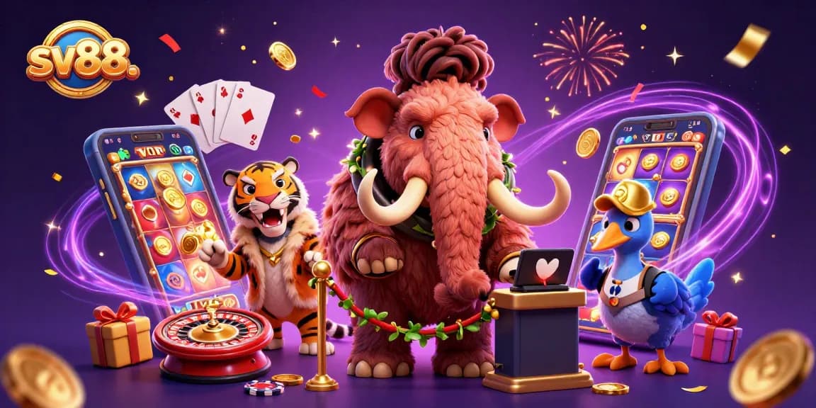 Experience exciting slot games at sv88. with vibrant characters and gaming elements