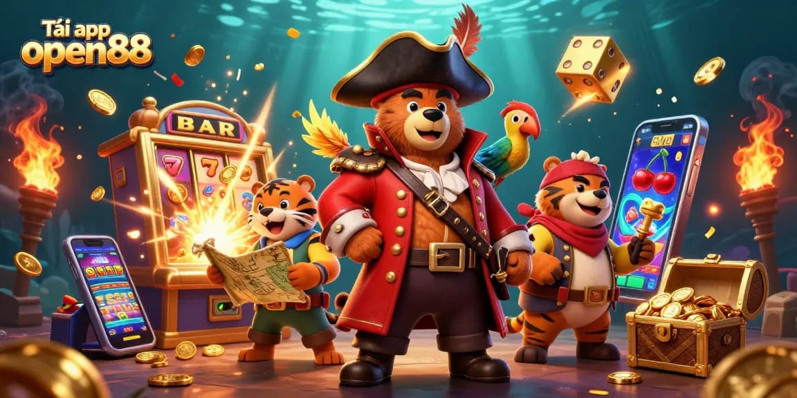 Win big with the immersive experience of Tải app open88 featuring a vibrant casino scene.