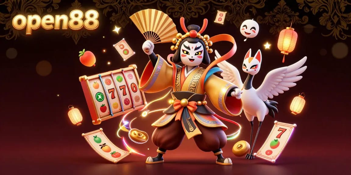 Experience thrilling gameplay at open88 with vibrant slot reels and rich casino visuals.