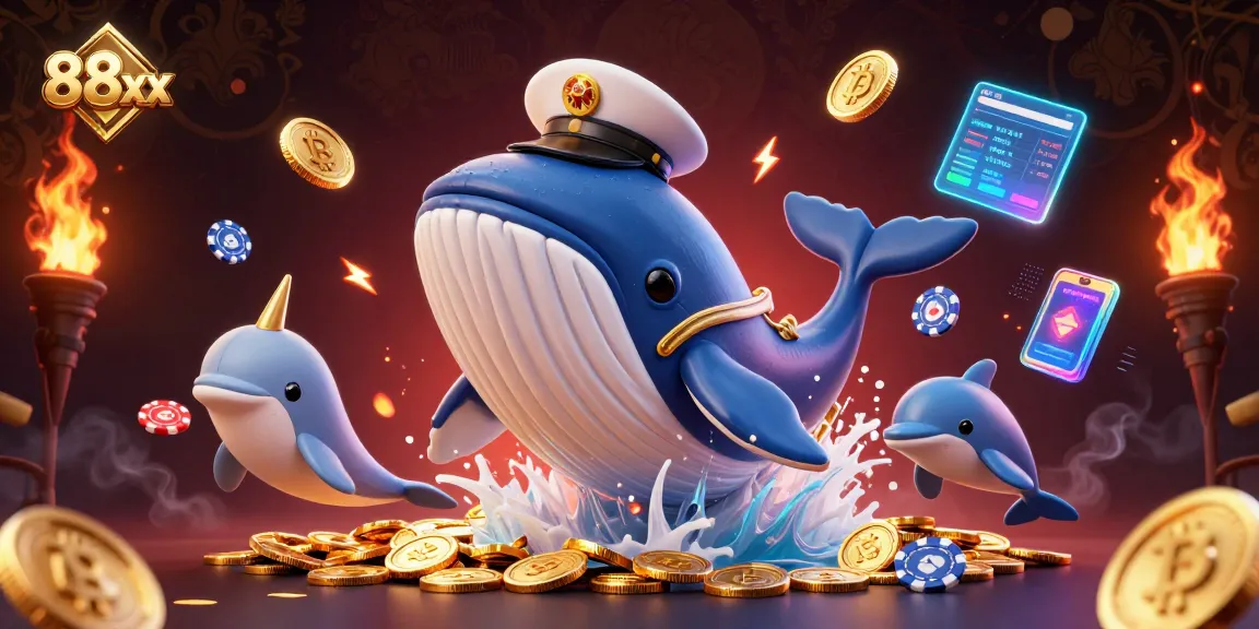 Experience winning with 88xx in an enchanting digital casino scene filled with games and vibrant details.