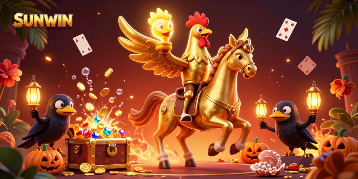 SUNWIN engages players with dynamic gaming scenes featuring vibrant gambling elements and action.