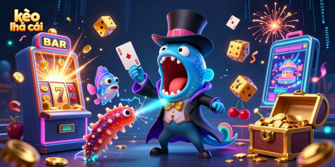 Engage with the thrilling kèo nhà cái experience in a vibrant, energetic casino scene!