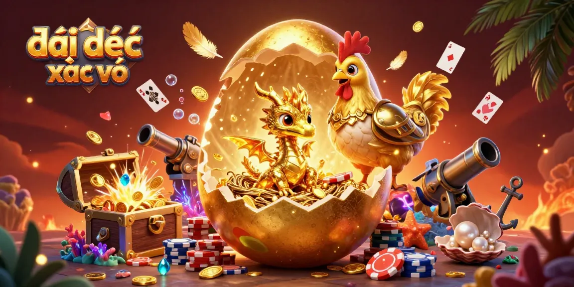 Experience thrilling gameplay with đại dịch xác sống, as a golden dragon emerges from a nest of chips!