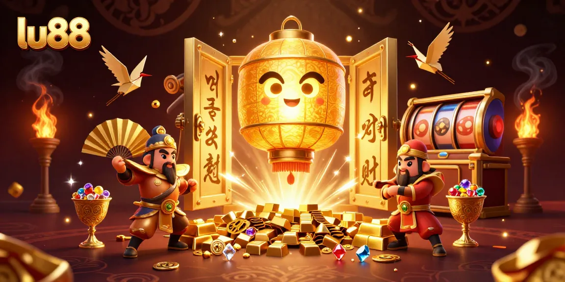 Join the excitement at lu88 online casino with golden treasures and lucky symbols!