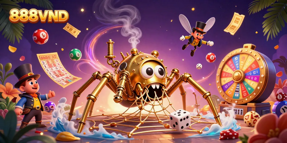 Engage in thrilling gameplay with 888VND's exciting casino experience featuring vibrant gaming elements.