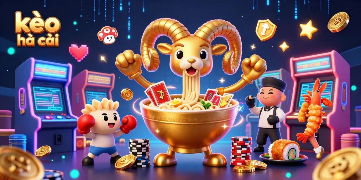 Engage with kèo nhà cái in an ultra-detailed 3D scene featuring colorful casino elements and characters.