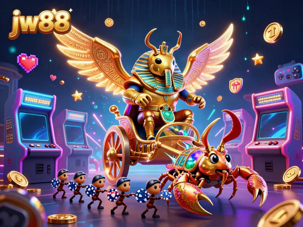 Experience thrilling gameplay at jw88 with colorful arcade machines and dynamic characters.