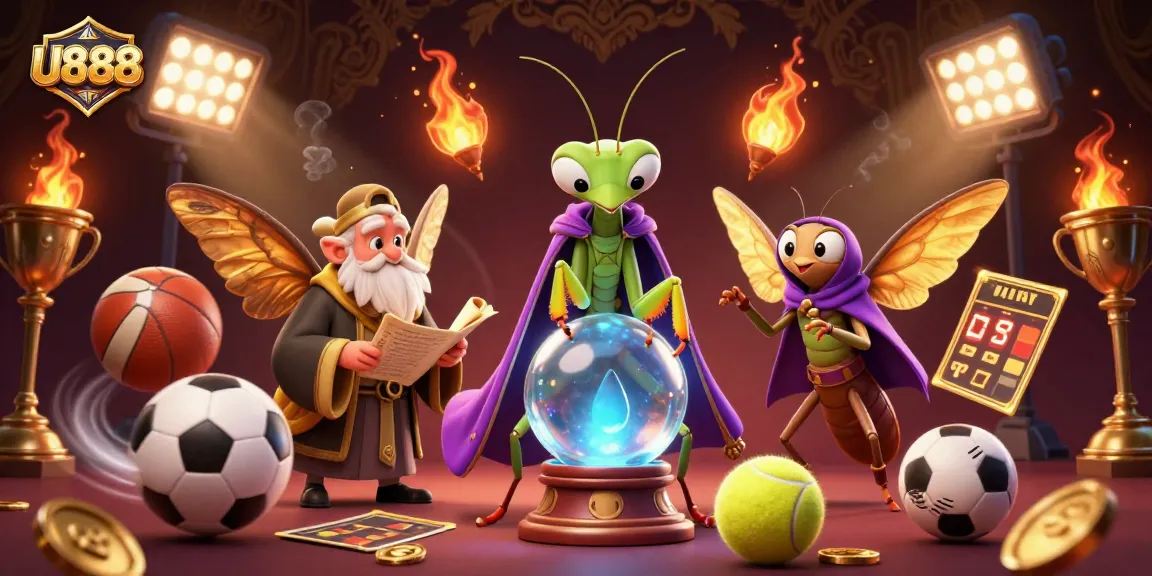 Engage in thrilling betting experiences at U888 with dynamic sports elements and mystic characters.