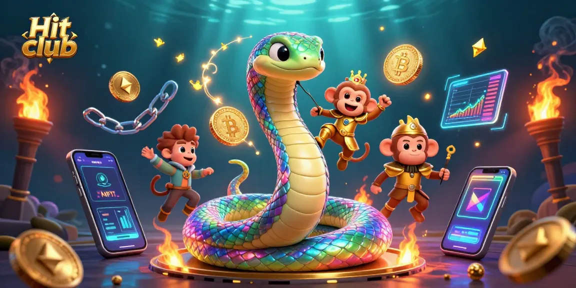 Engage at Hit club with immersive gameplay featuring vibrant characters and crypto elements.