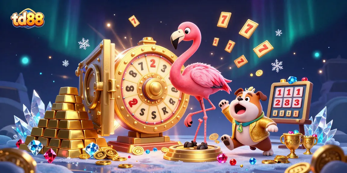 Join the excitement at td88 with a lively game show scene featuring a colorful host and contestants, showcasing thrilling casino gameplay.