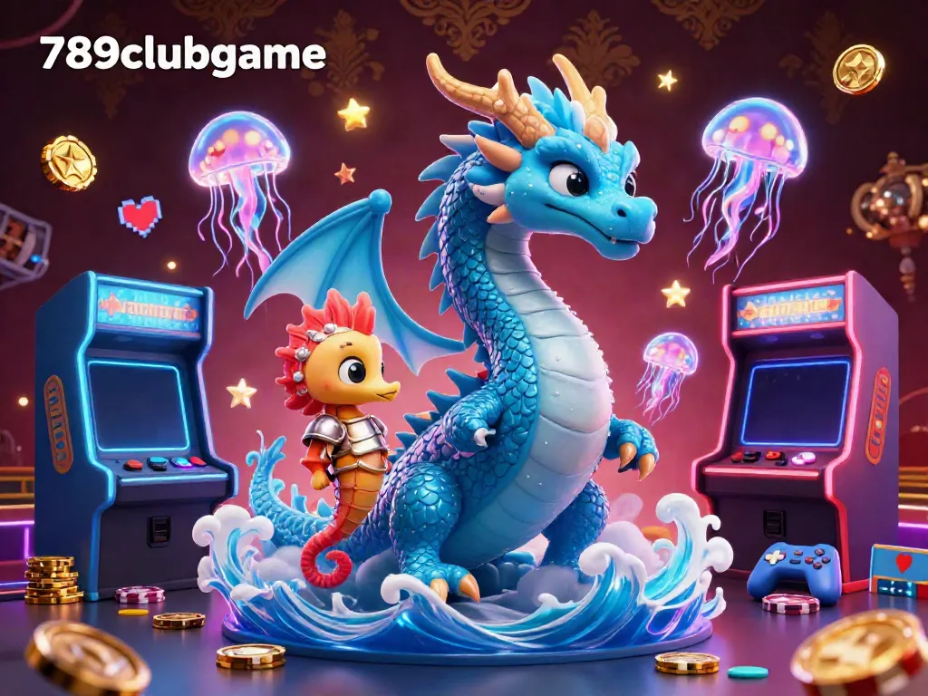 Experience thrilling gaming at 789clubgame with vibrant characters, neon lights, and immersive elements.