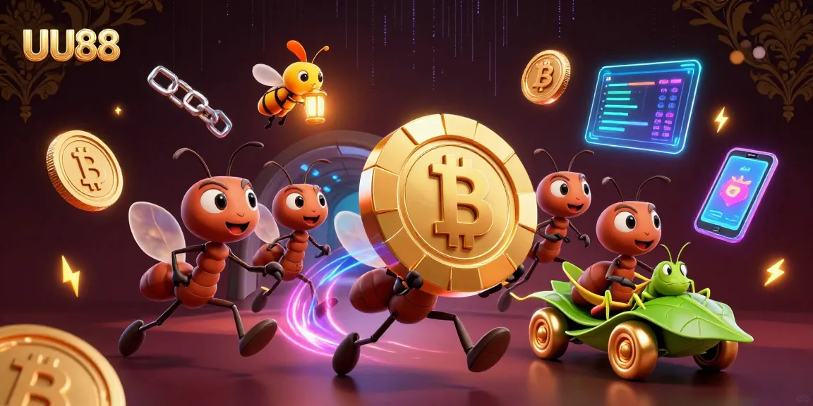 Experience the excitement of winning with UU88 through an adventurous heist illustrated in vibrant detail.