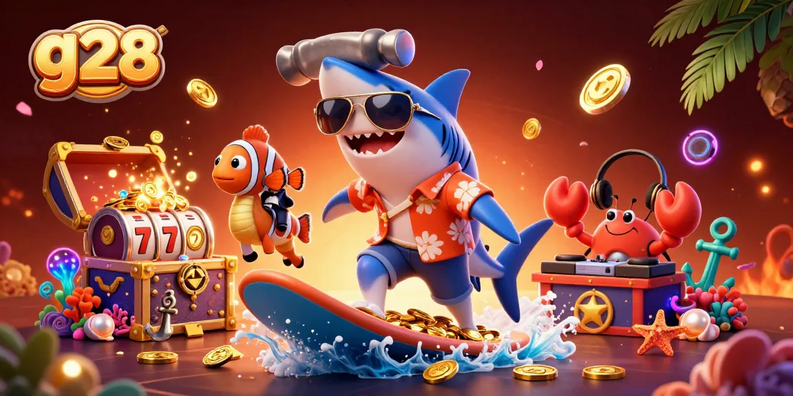 Experience thrilling winnings at g28 with an ultra-detailed casino scene featuring vibrant characters and dynamic gaming elements.