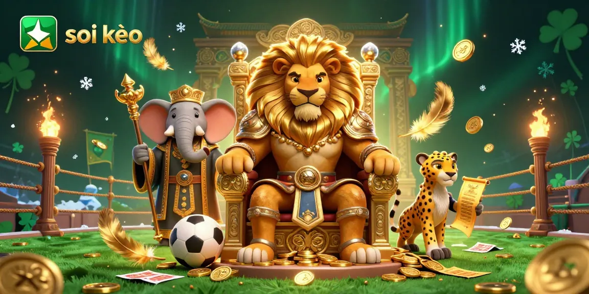 Engage with soi kèo for vibrant sports betting scenarios, showcasing characters in an energetic gambling illustration.