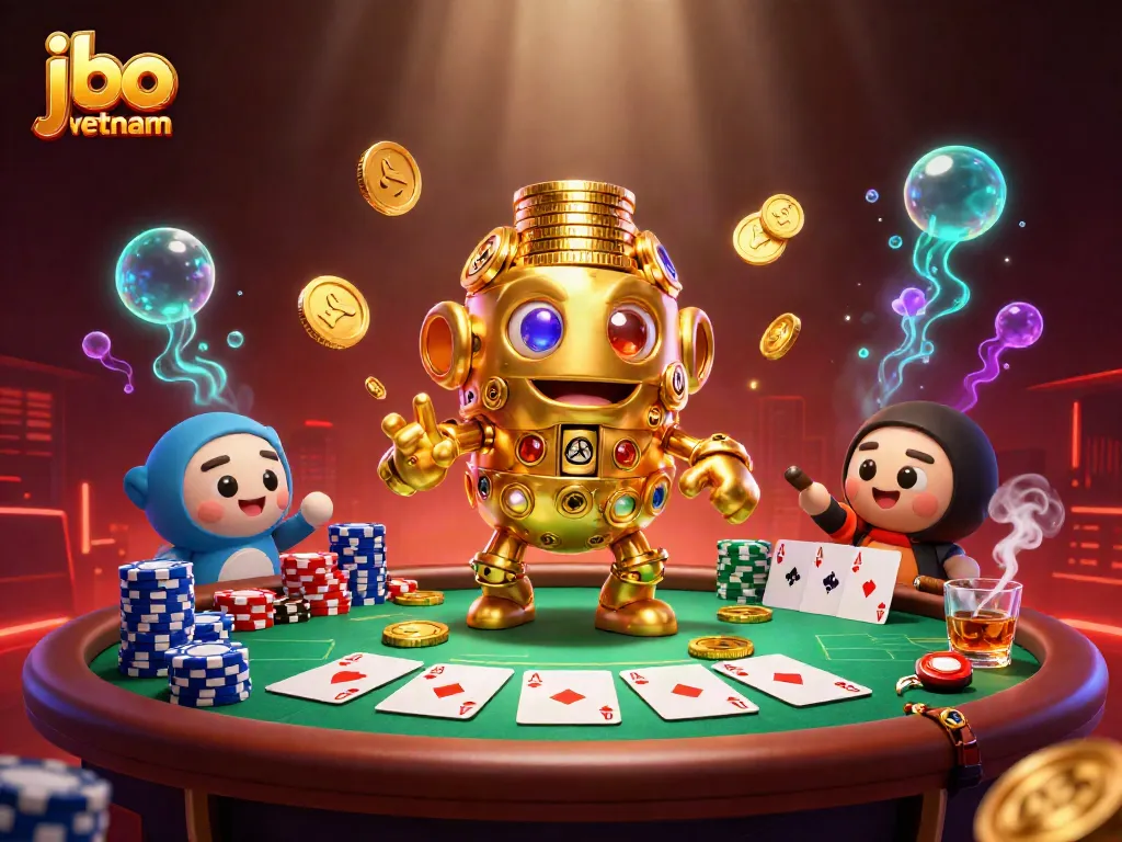 Engage in thrilling gameplay with jbo vietnam featuring an energetic casino scene.