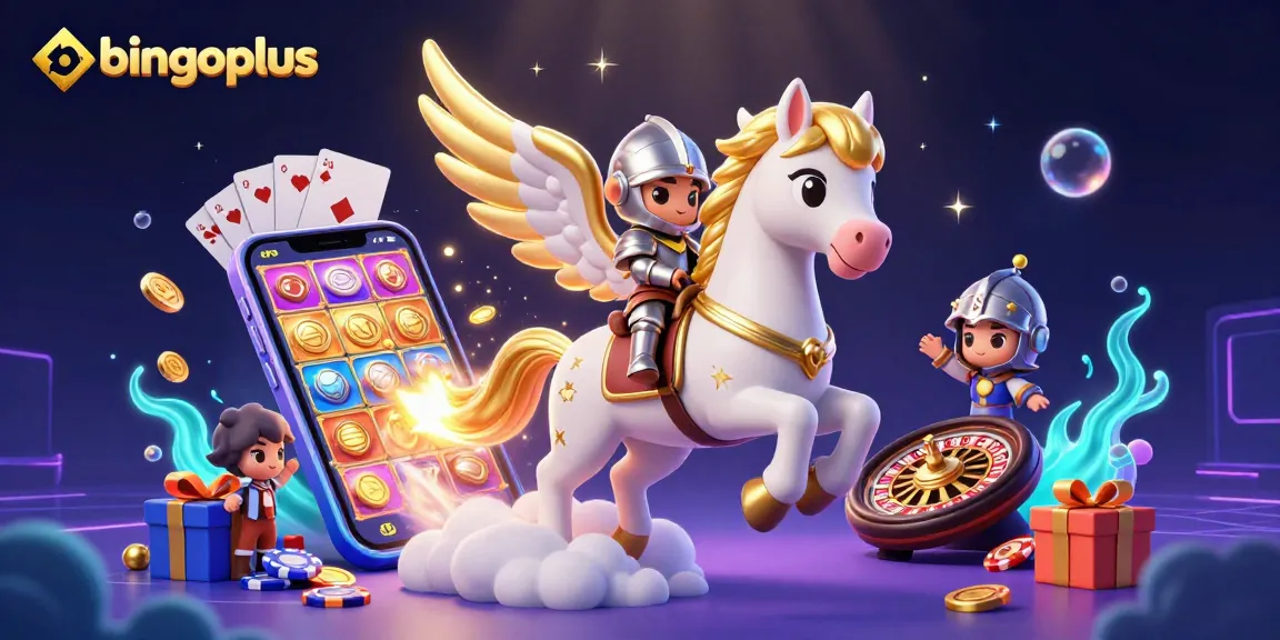 Experience bingoplus' exciting games with vibrant characters and thrilling casino elements.