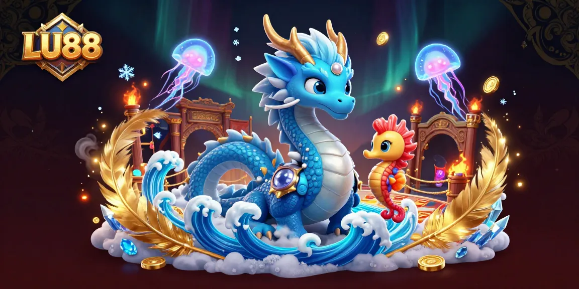 LU88 players enjoying a dynamic underwater casino adventure filled with dazzling creatures and engaging gaming elements.