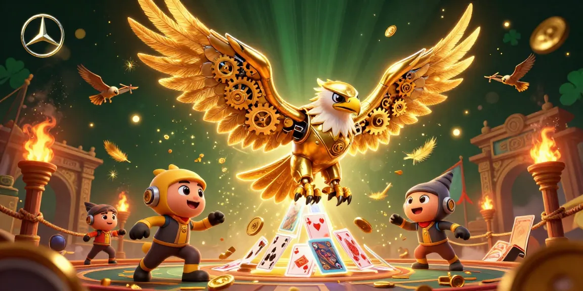 Join the action with mercedes-benz characters in an exciting casino gameplay scene.