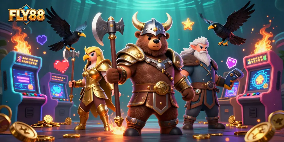 Win big at FLY88 with exciting 3D gaming adventures featuring dynamic characters and casino elements.