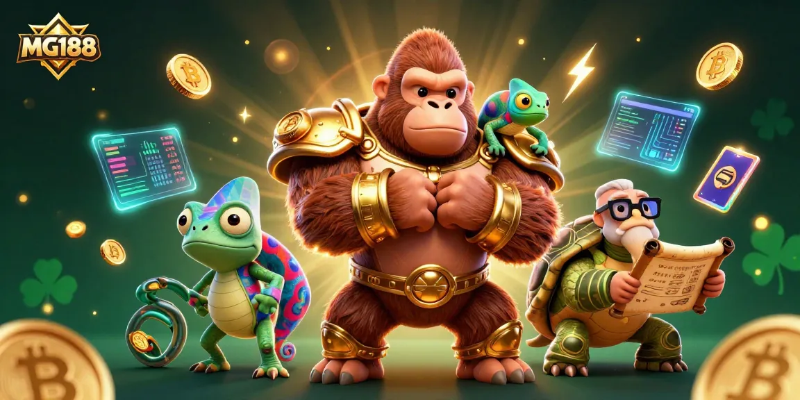Engage with MG188 and win in this vibrant 3D casino world filled with coins and excitement.