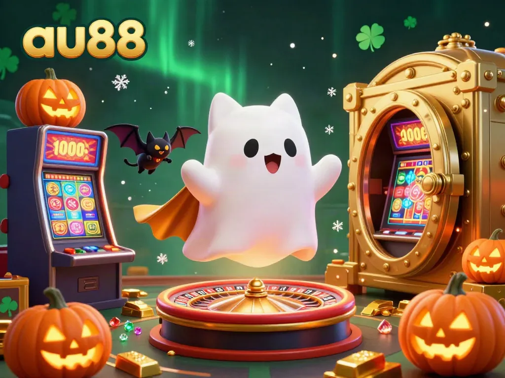 Play casino games and enjoy lavish wins with au88 in a spooky, vibrant 3D environment.