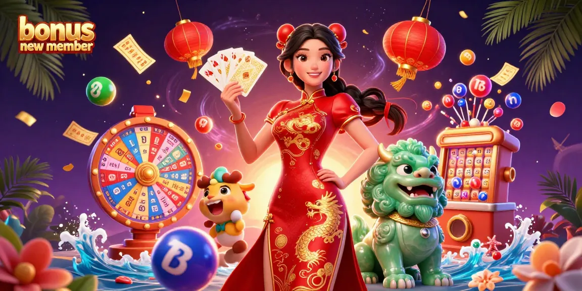 Experience the excitement of a bonus new member offer with vibrant casino themes and engaging elements.