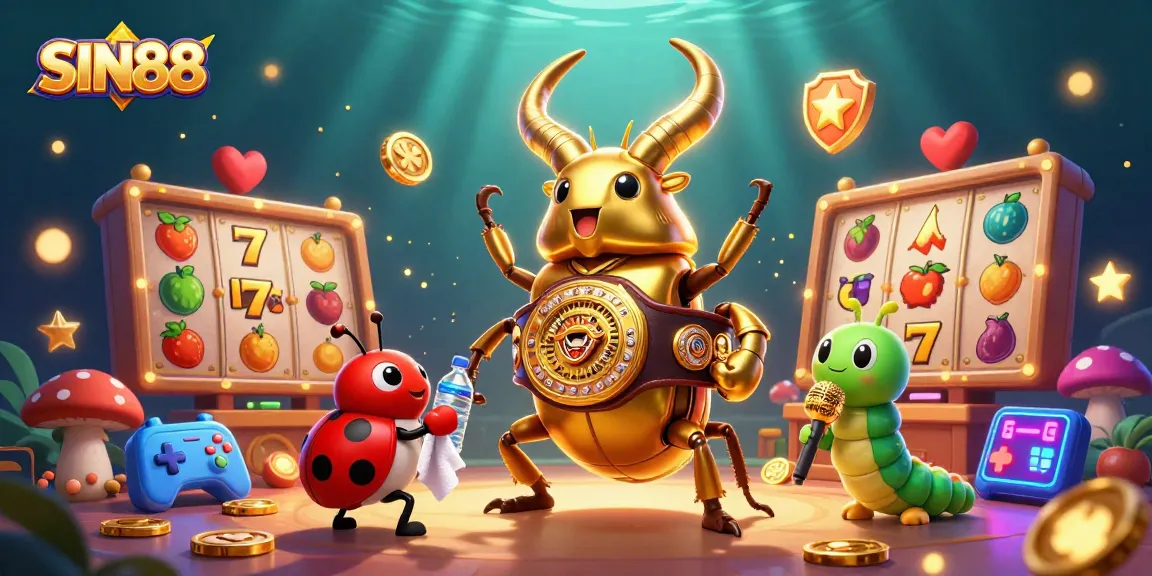 SIN88 players engage with vibrant slot machines, exploring exciting gaming opportunities.