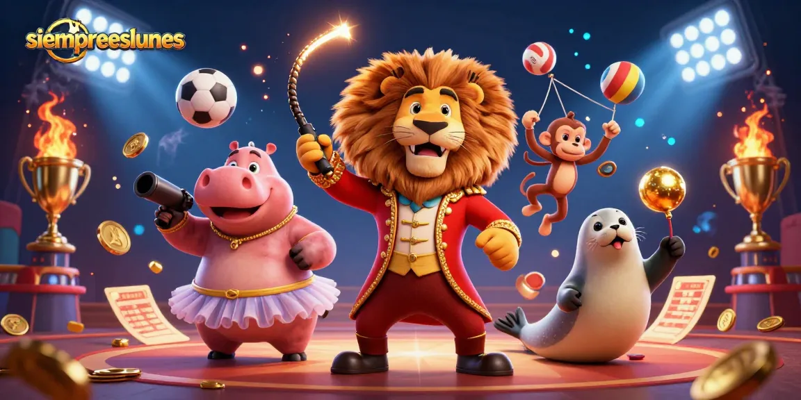 Engage with siempreeslunes by spinning the reels of excitement under dazzling lights.