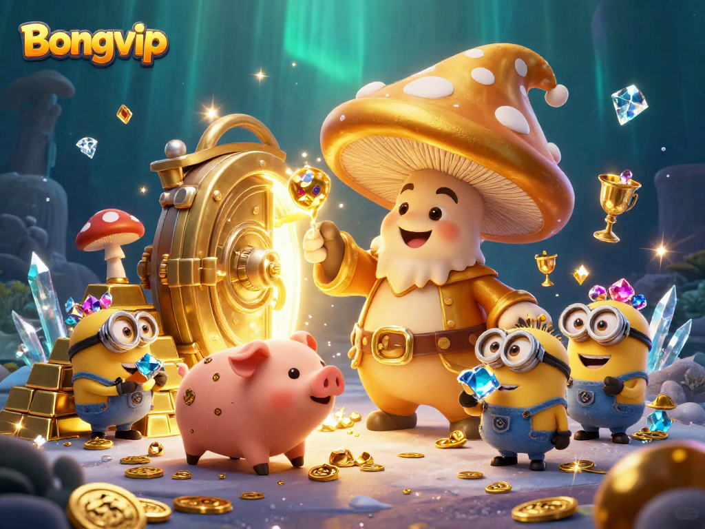 Bongvip engages players with an enchanting online casino experience, filled with golden treasures and vibrant gaming elements.