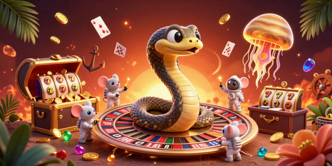 Experience thrilling bets with 11bet at a cosmic roulette in a vibrant casino scene.