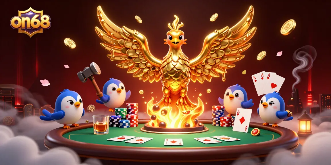 Experience the excitement of on68 casino with a molten phoenix and dynamic poker elements.