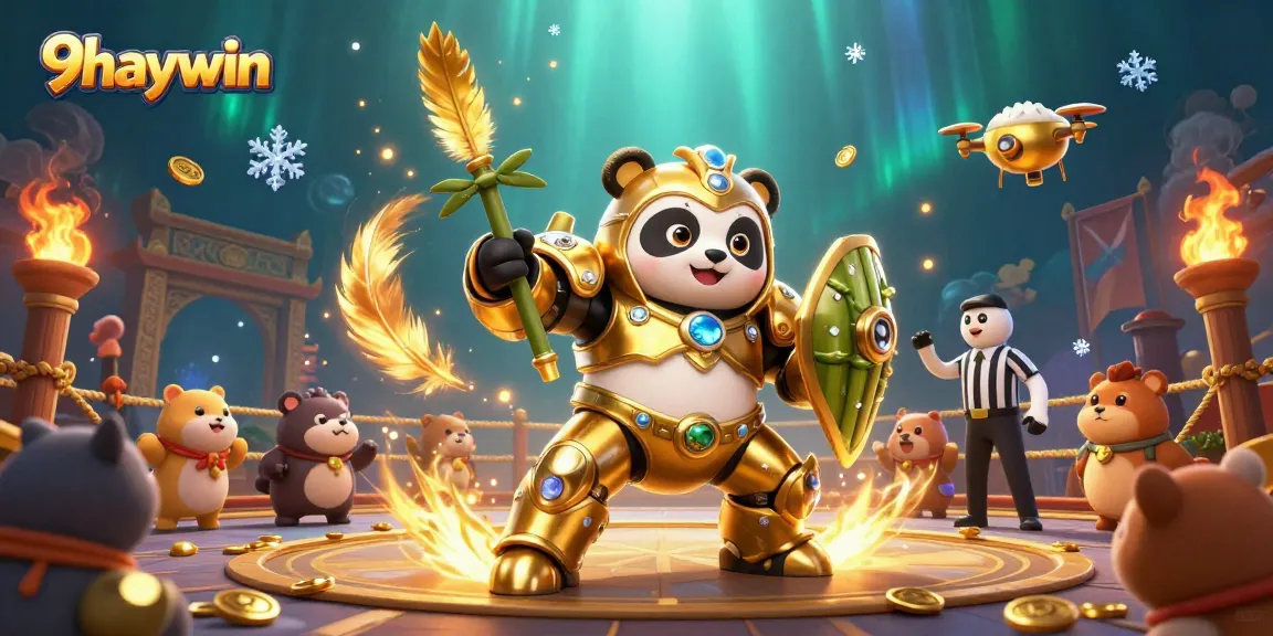 Experience thrilling gameplay at 9haywin with vibrant characters in an exciting casino arena.