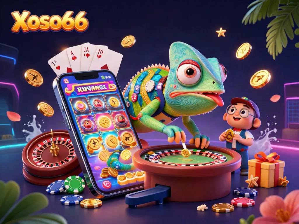 Experience thrilling gameplay with Xoso66, where colorful slots and casino elements come alive!
