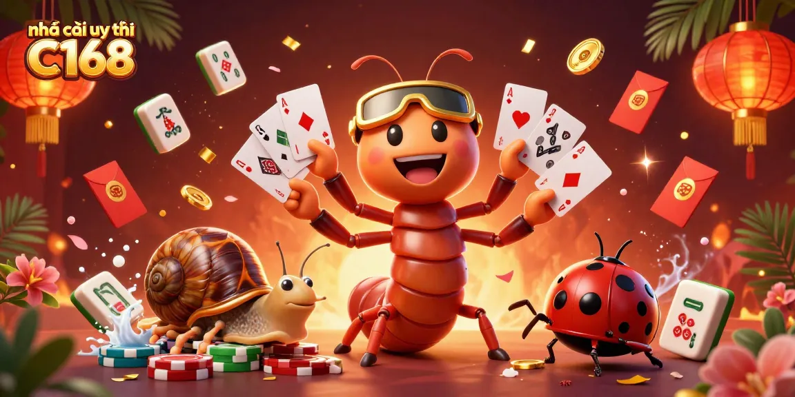 Experience excitement at nhà cái uy tín C168 with dynamic characters and casino elements.