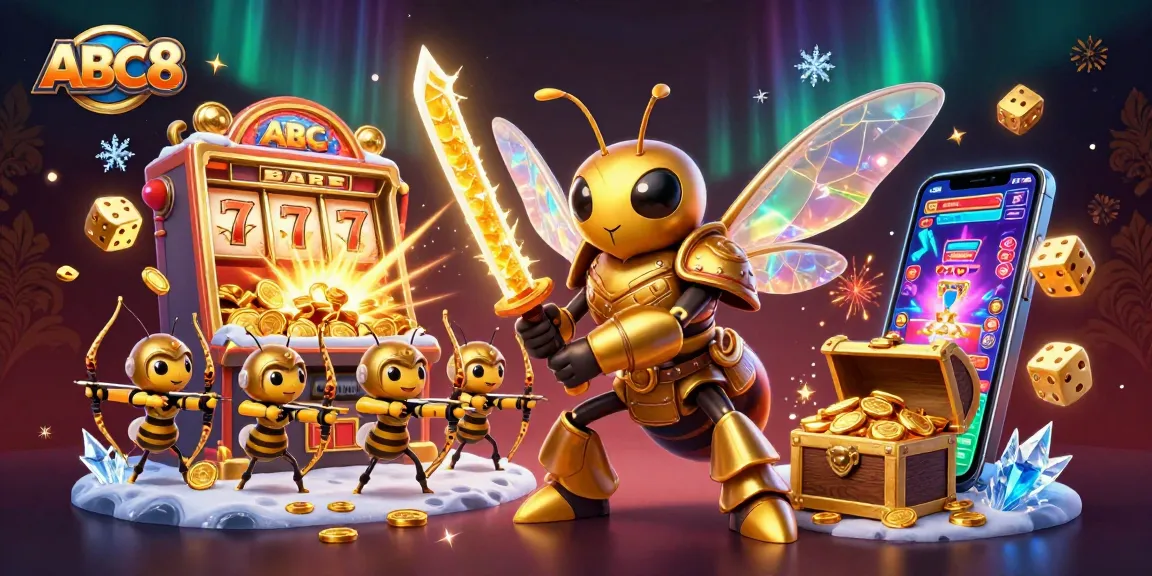 Experience thrilling gameplay at ABC8 with dynamic 3D slot machines and vibrant casino characters.