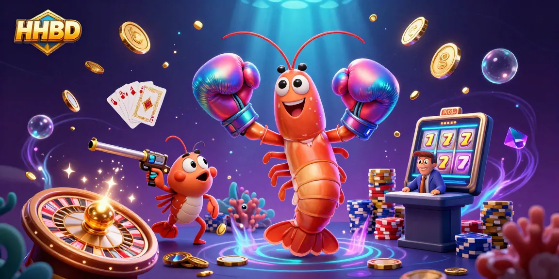 Experience the thrilling HHBD action with vibrant characters and casino elements.