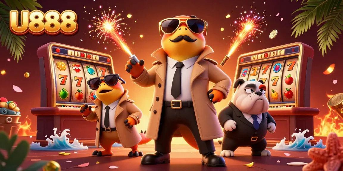 Experience U888’s thrilling casino vibe with raptors in disguise and jackpot symbols