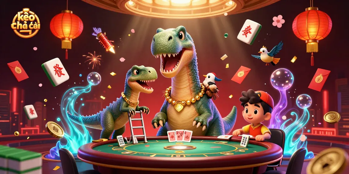Experience kèo nhà cái excitement with vibrant casino illustration featuring unique characters and elements.