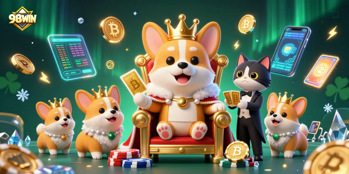 Experience the thrill of 98WIN with exciting card games and vibrant casino visuals.