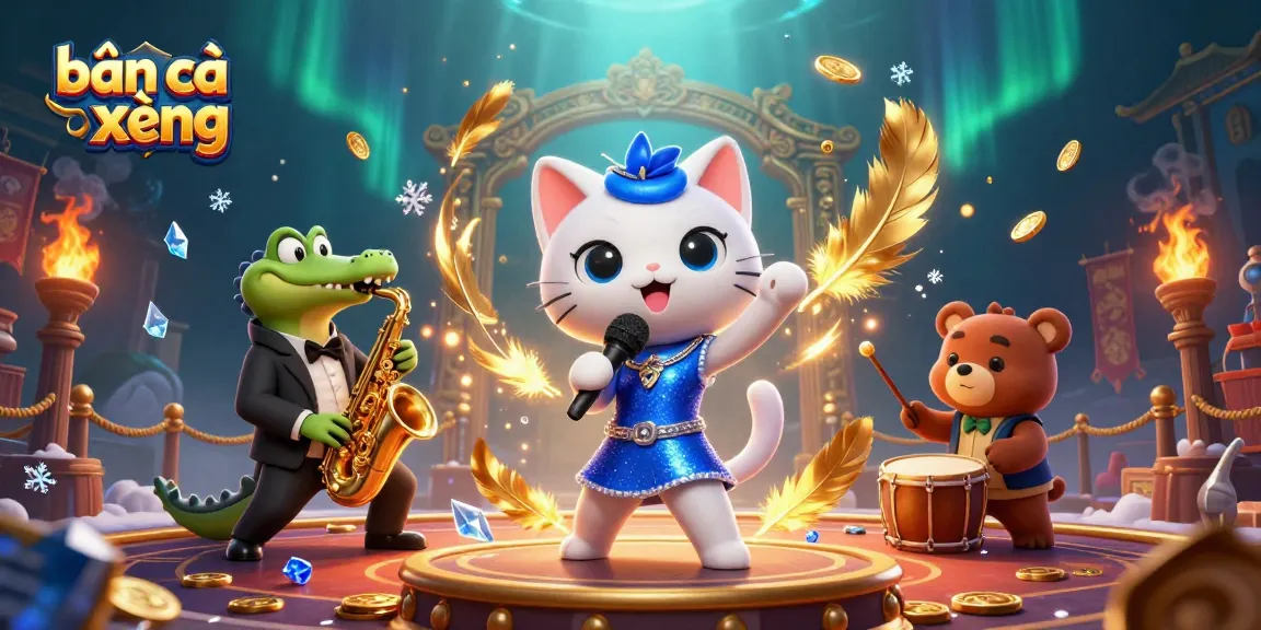 Shoot fish in an immersive bắn cá xèng game featuring dynamic characters and vibrant action elements.