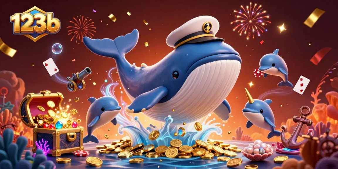 Experience the thrill of winning with 123b in this dynamic underwater casino scene filled with treasures.