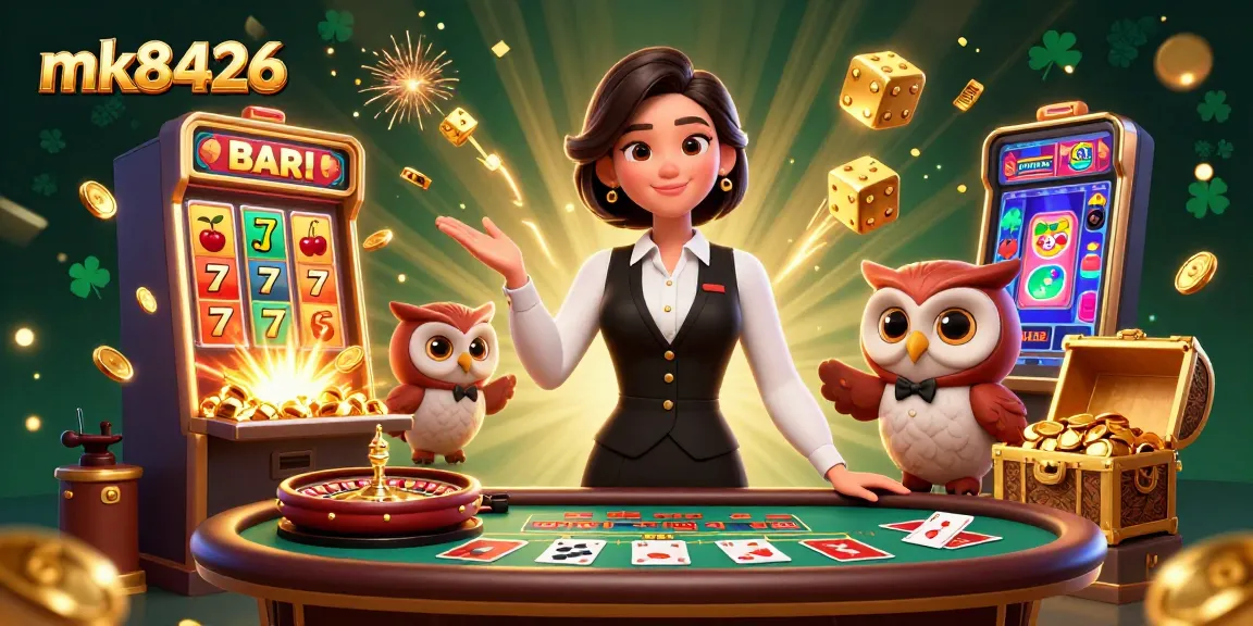 Experience thrilling gameplay at mk8426 online casino with exhilarating slot machines and vibrant casino dealers.