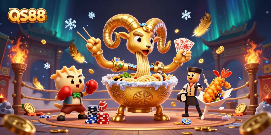 Experience thrilling gaming action at QS88 with vibrant casino characters and rich visual effects.