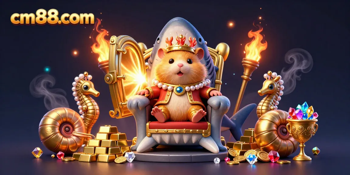 Experience thrilling gameplay at cm88com featuring the fascinating hamster king and abundant treasures.