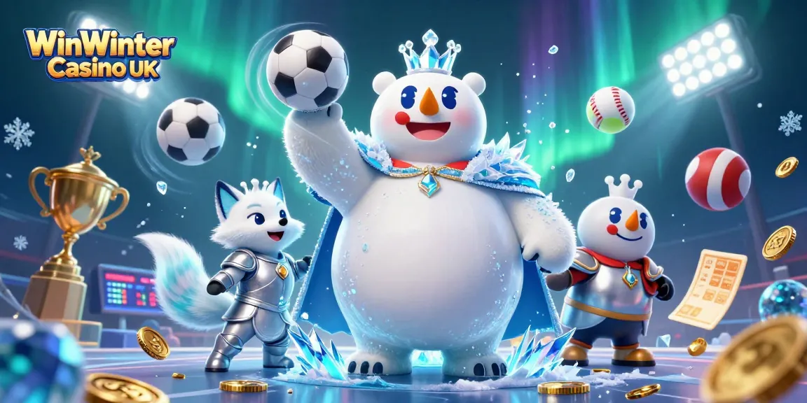 Engage with thrilling gaming opportunities at WinWinter Casino UK with dynamic sports-themed graphics.