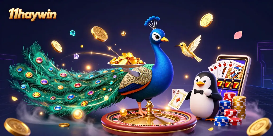 Join the excitement at 11haywin with vibrant casino action featuring unique characters!