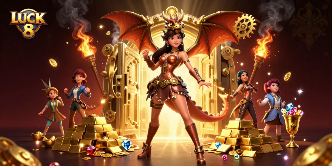 Experience thrilling excitement with LUCK 8 in a vibrant, treasure-filled casino adventure.